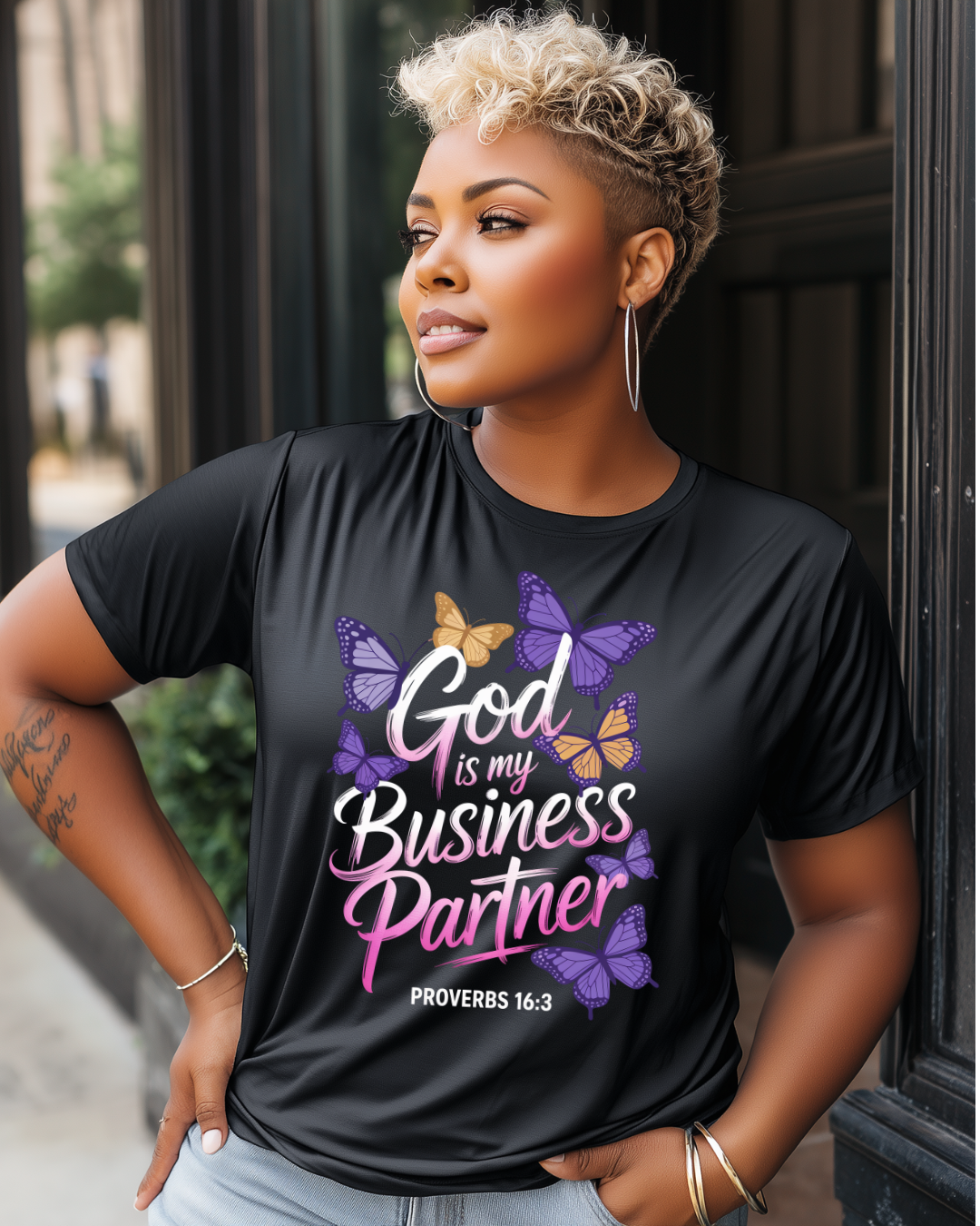 God is My Business Partner T-shirt
