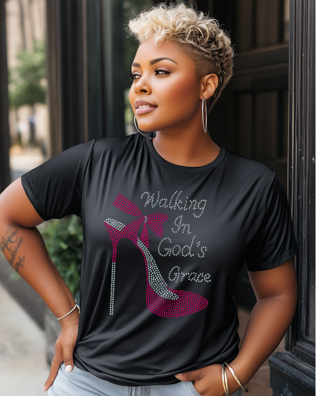 Walking in His Grace T-shirt