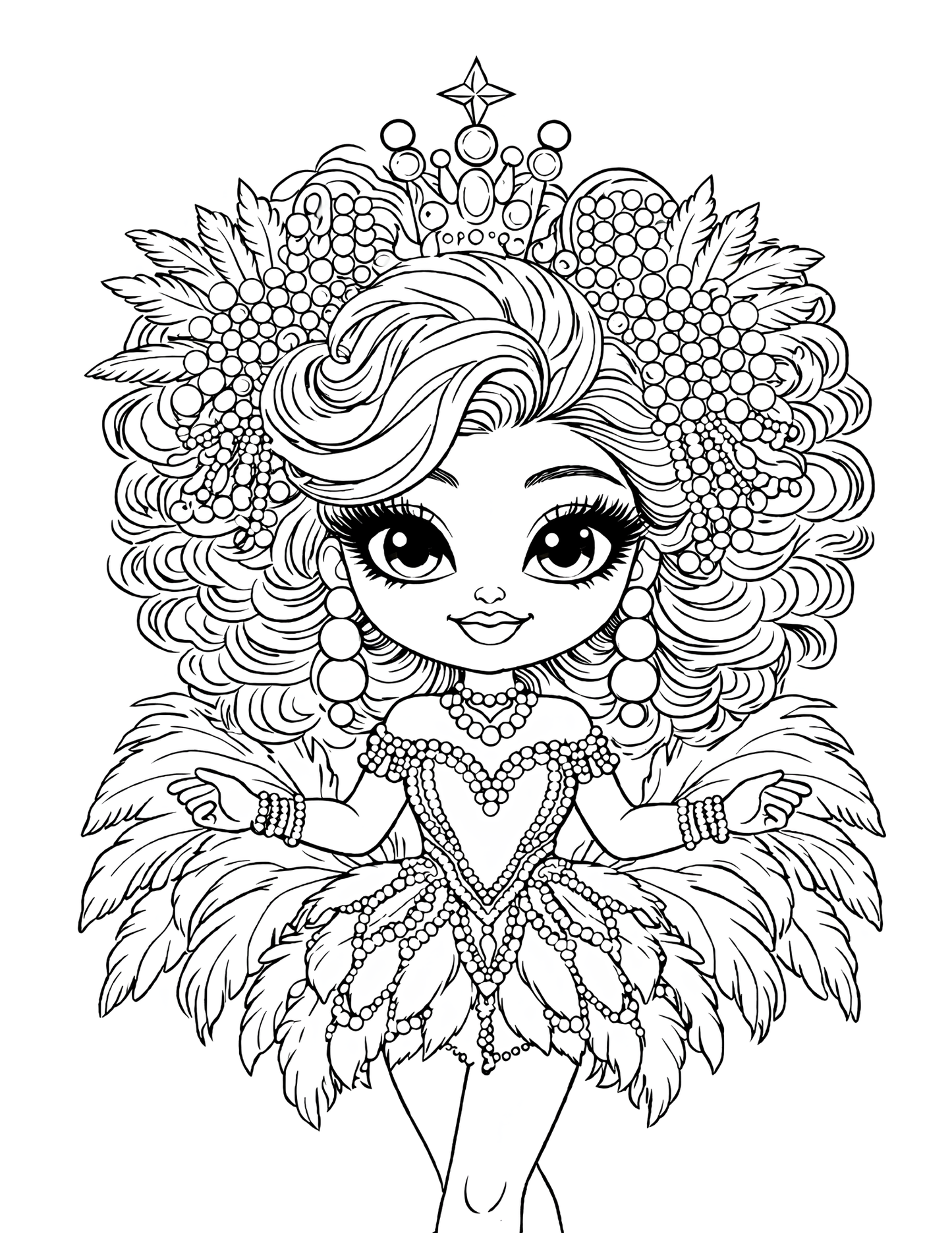 Laissez Les Bons Temps Rouler Digital Coloring Pages