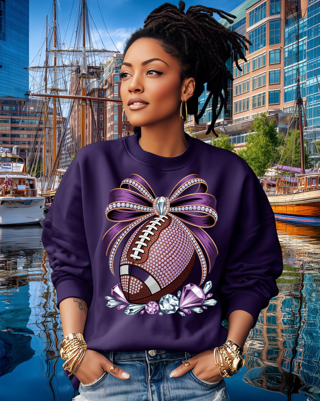 Ravens Bling Football