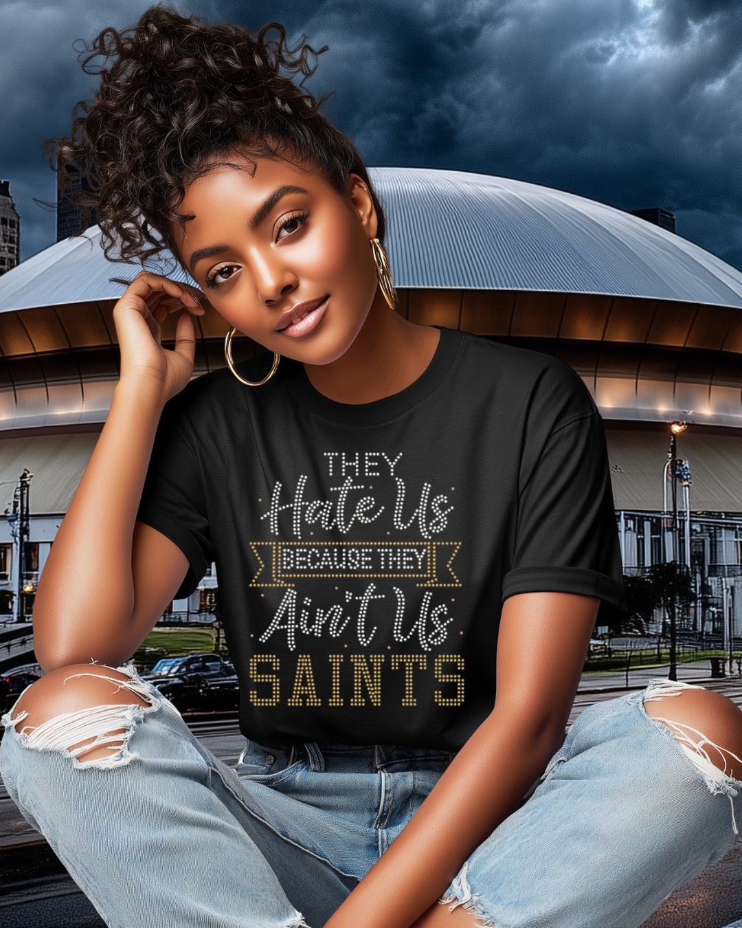 Saints They Hate Us T-shirt