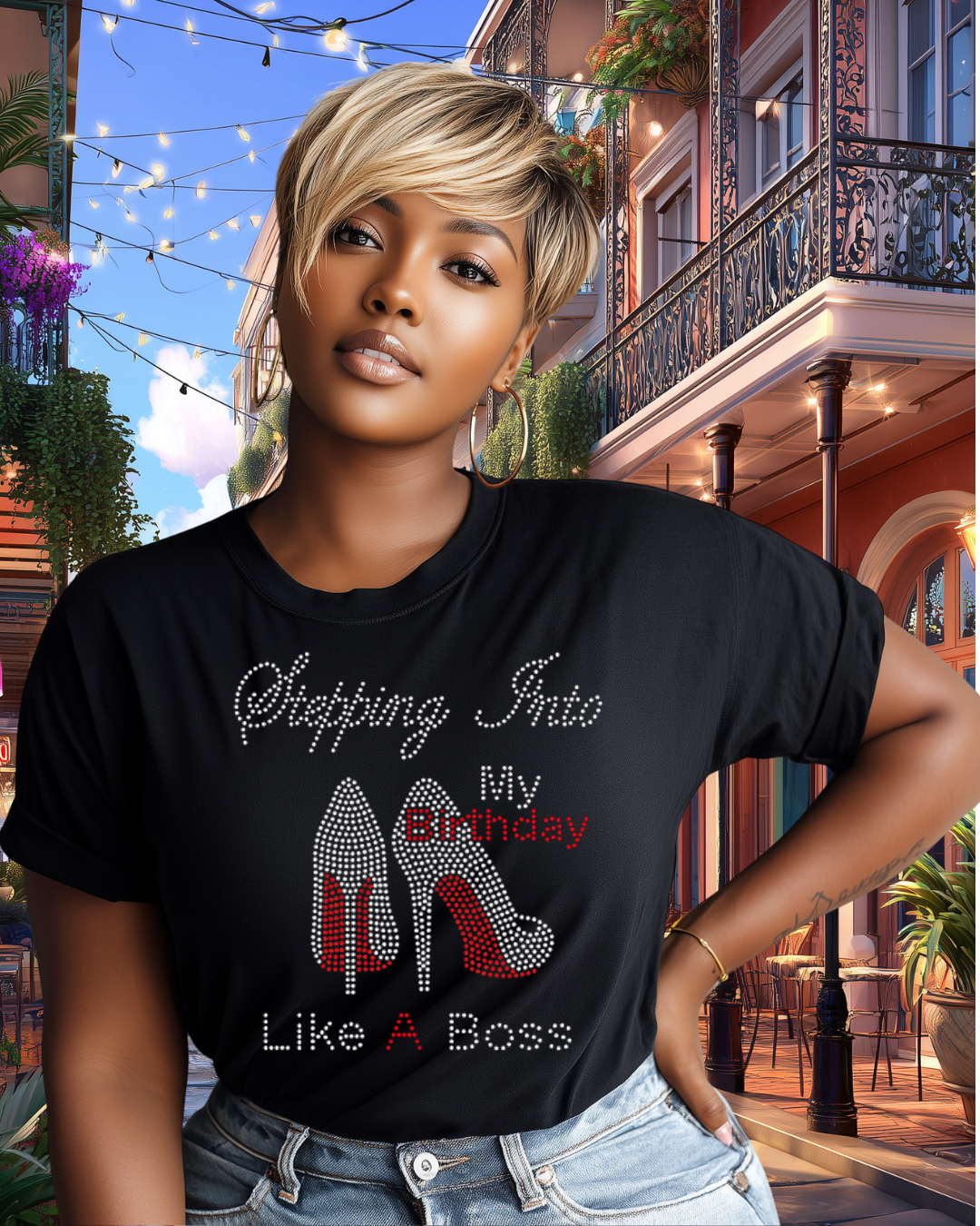 Stepping Into My Birthday T-shirt