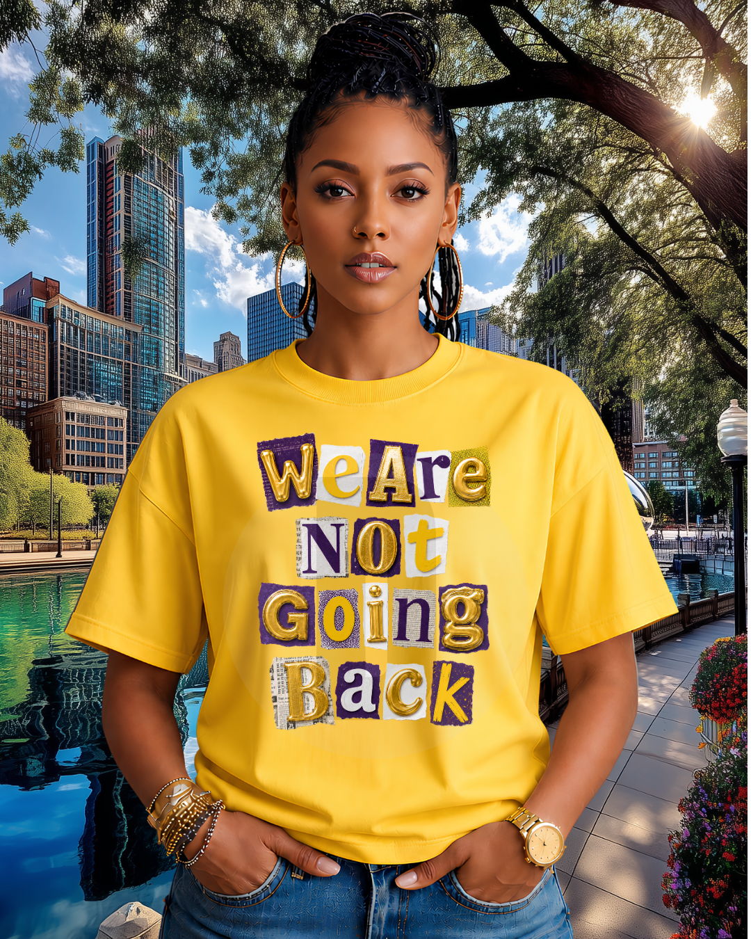 Juneteenth We Are Not Going Back T-shirt
