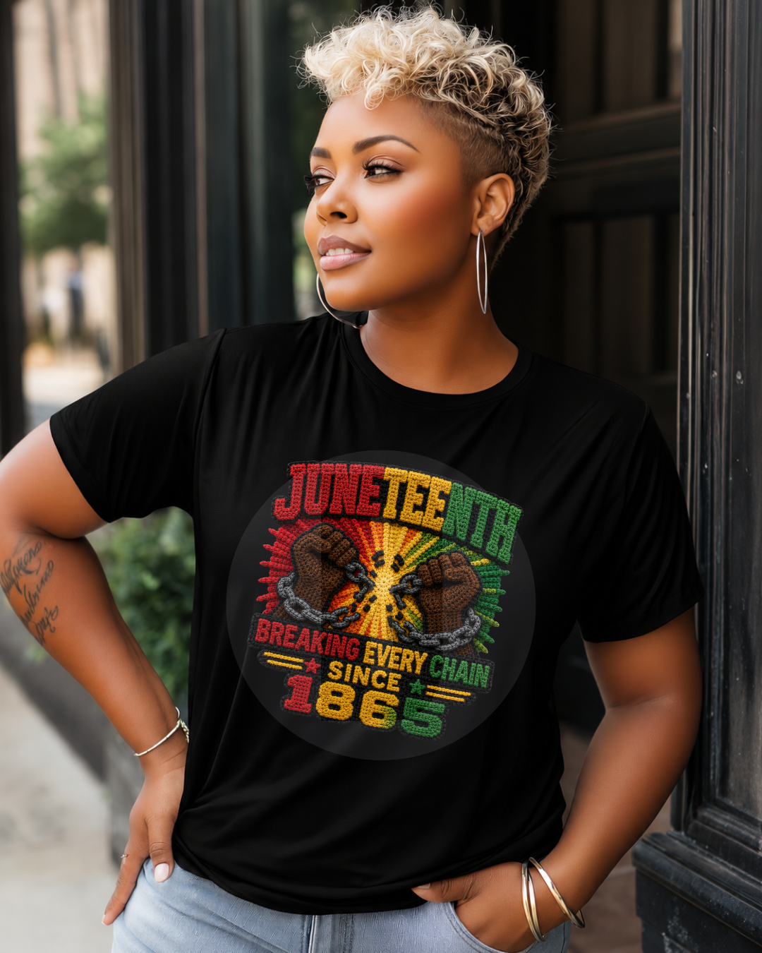 Juneteenth Breaking Chains T-shirt