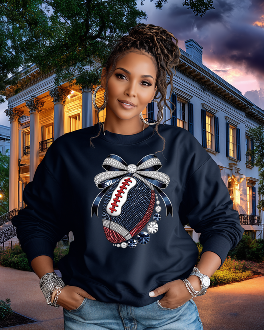 JSU Bling Football Sweatshirt Option 4