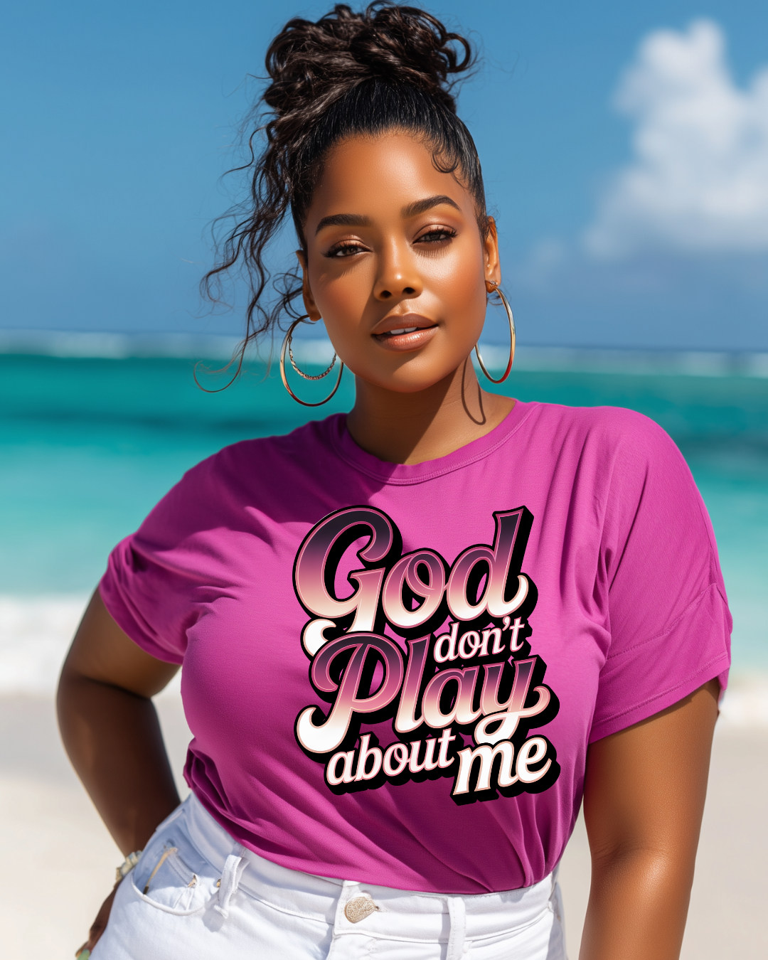 God Don't Play About Me T-shirt
