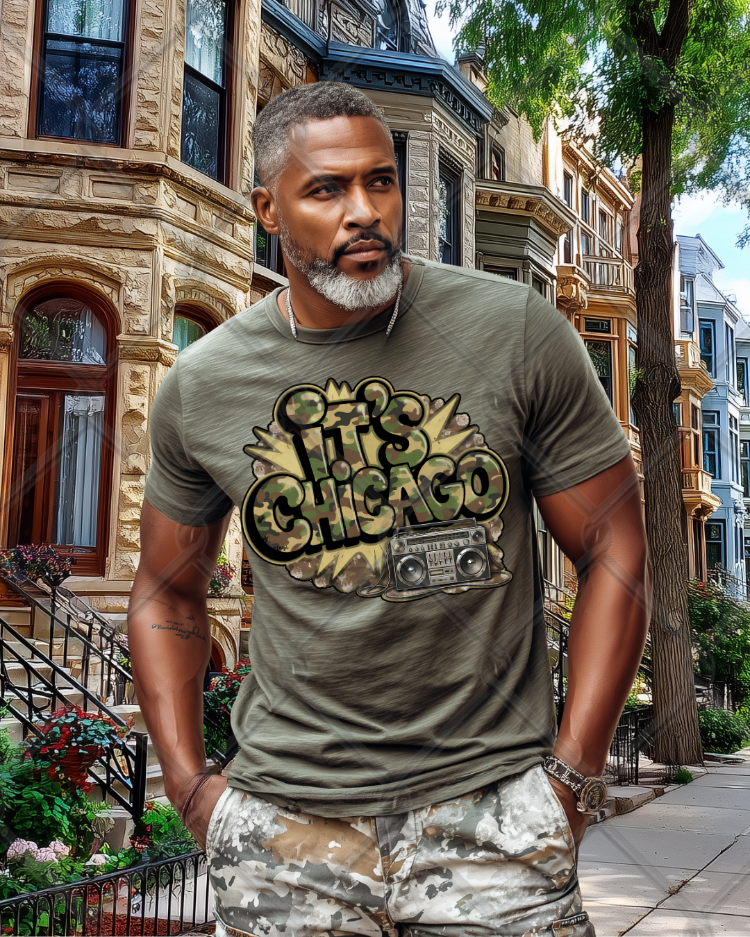 It's Chicago Grafitti Style T-shirt