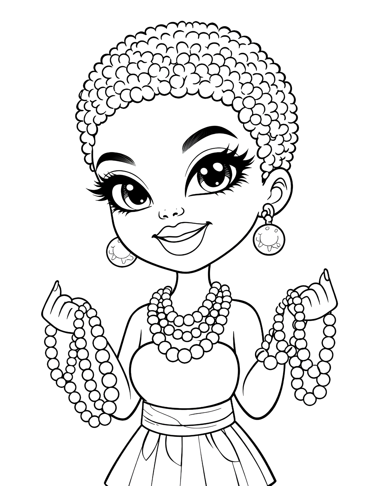 Laissez Les Bons Temps Rouler Digital Coloring Pages