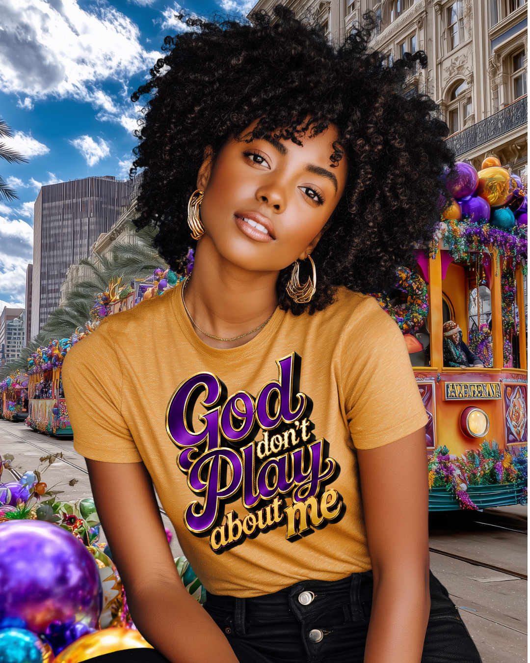 God Don't Play About Me T-shirt