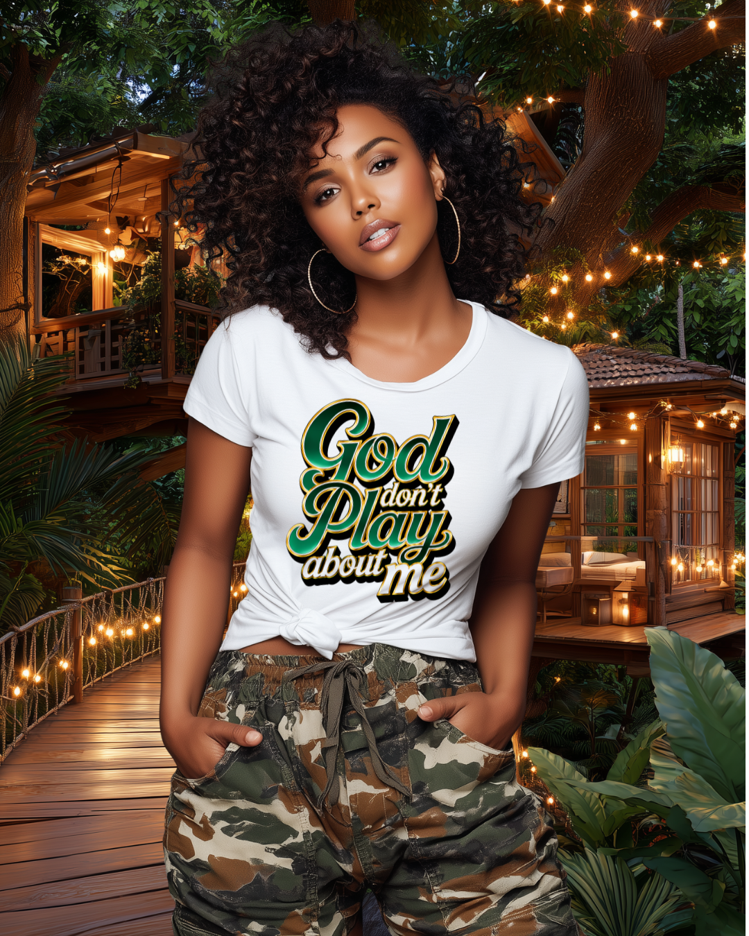 God Don't Play About Me T-shirt