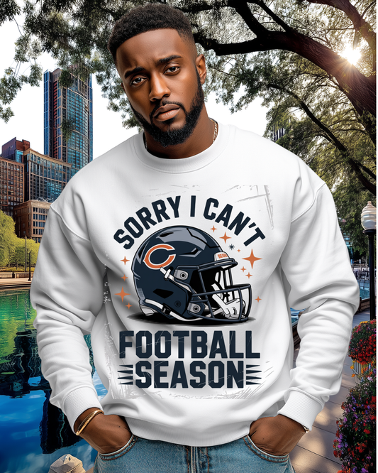 I Can't It Is Football Season Bears
