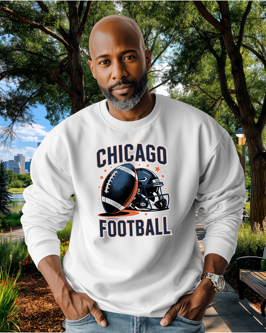 Chicago Football with Helmet