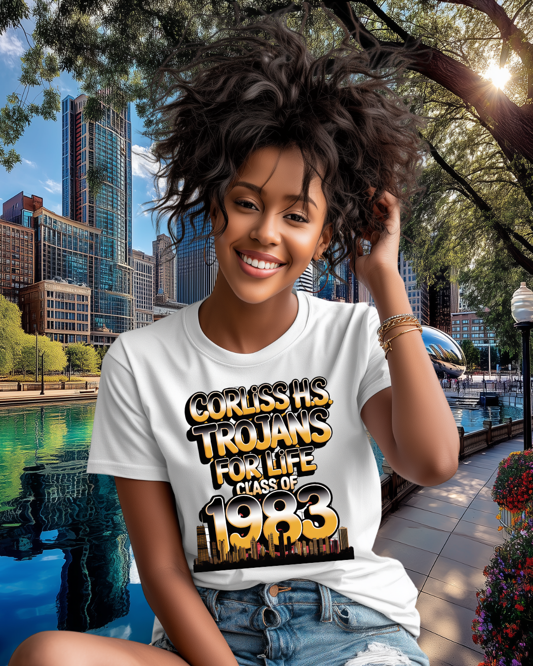 Corliss High School 1983 Skyline SUB T-shirt