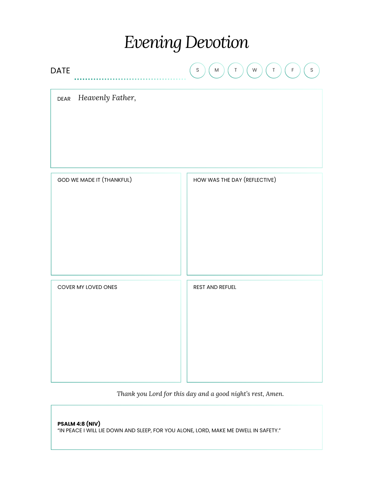 Daily Grace Collection Prayer Journal - II