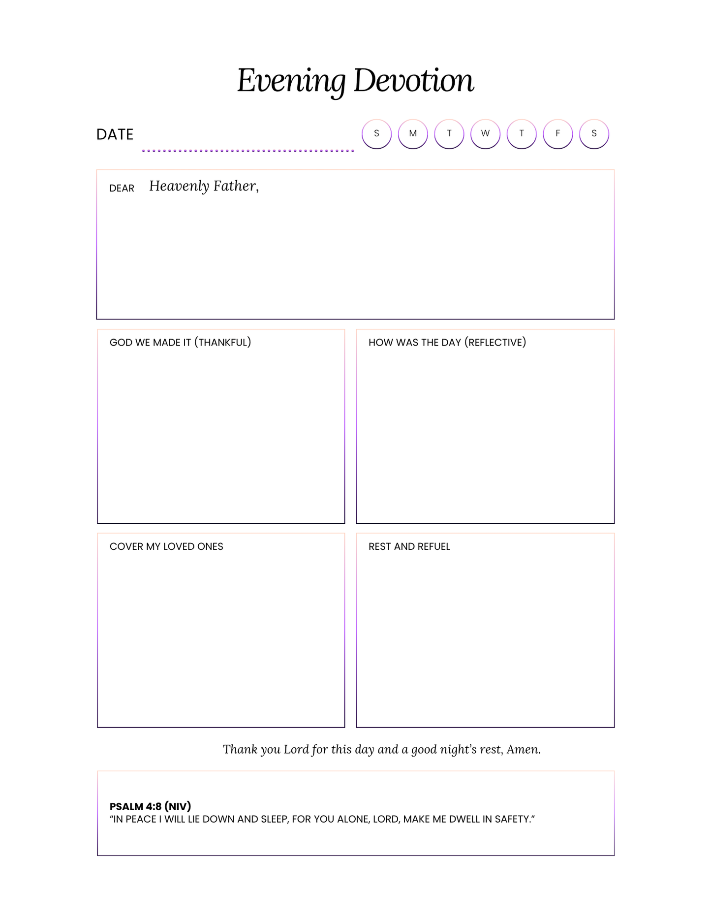 Daily Grace Collection Prayer Journal - III