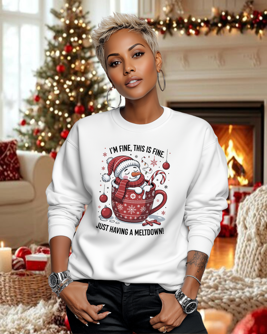 I'm Fine, This is Fine Sweatshirt