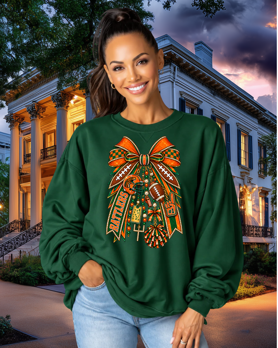 FAMU Spirit Bow Sweatshirt