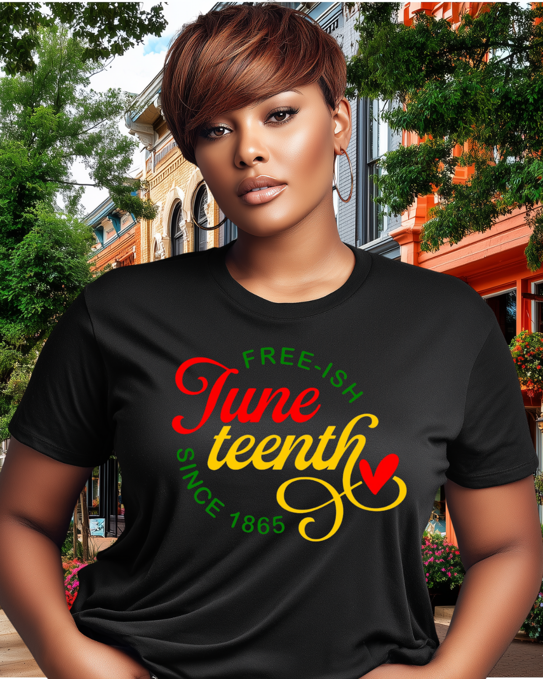 Juneteenth Freeish w/Heart T-Shirt