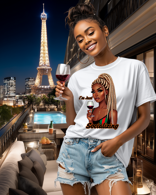 I'm Just Socializing T-shirt