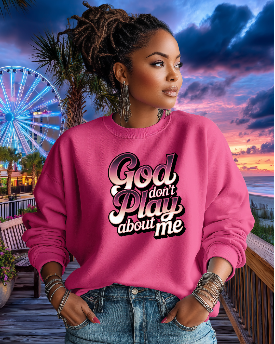 God Don't Play About Me Sweatshirt